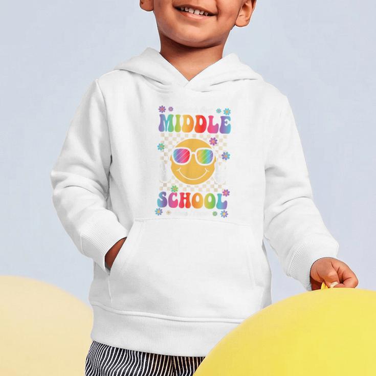 Watch Out Middle School Here I Come Back To School Student Graphic Toddler Hoodie Watch Out Middle School Here I Come Back To School Student Graphic Toddler Hoodie