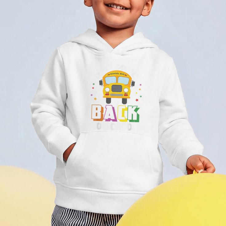 Welcome Back To School Bus Driver First Day Of School Graphic Toddler Hoodie