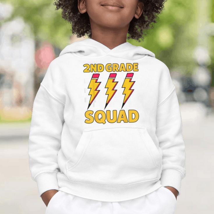 2nd Grade Lightning Bolt Second Grade Squad Back To School Graphic Toddler Hoodie 2nd Grade Lightning Bolt Second Grade Squad Back To School Graphic Toddler Hoodie