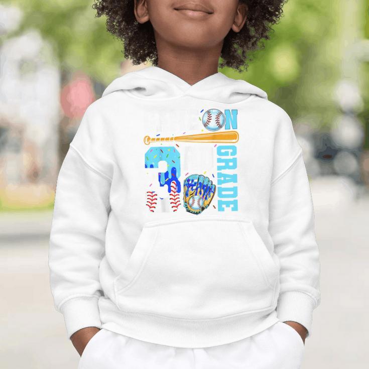 3rd Grade Back To School Baseball Drip Ice Cream Game On Graphic Toddler Hoodie 3rd Grade Back To School Baseball Drip Ice Cream Game On Graphic Toddler Hoodie