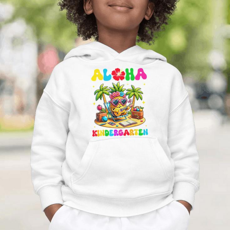 Aloha Kindergarten Pineapple Hawaii Back To School Kids Girl Graphic Toddler Hoodie Aloha Kindergarten Pineapple Hawaii Back To School Kids Girl Graphic Toddler Hoodie