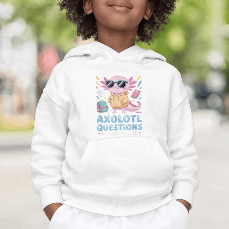 Axolotl Questions Kindergarten Back To School Graphic Toddler Hoodie Axolotl Questions Kindergarten Back To School Graphic Toddler Hoodie
