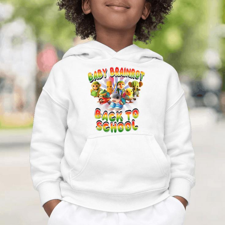 All Baby Brainrot Italian Meme Cute Back To School For Kids Graphic Toddler Hoodie All Baby Brainrot Italian Meme Cute Back To School For Kids Graphic Toddler Hoodie
