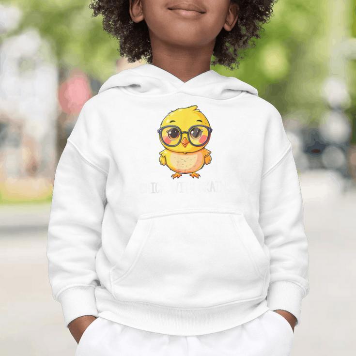Back To School Chick With Brains Smart Intelligent Girls Graphic Toddler Hoodie Back To School Chick With Brains Smart Intelligent Girls Graphic Toddler Hoodie