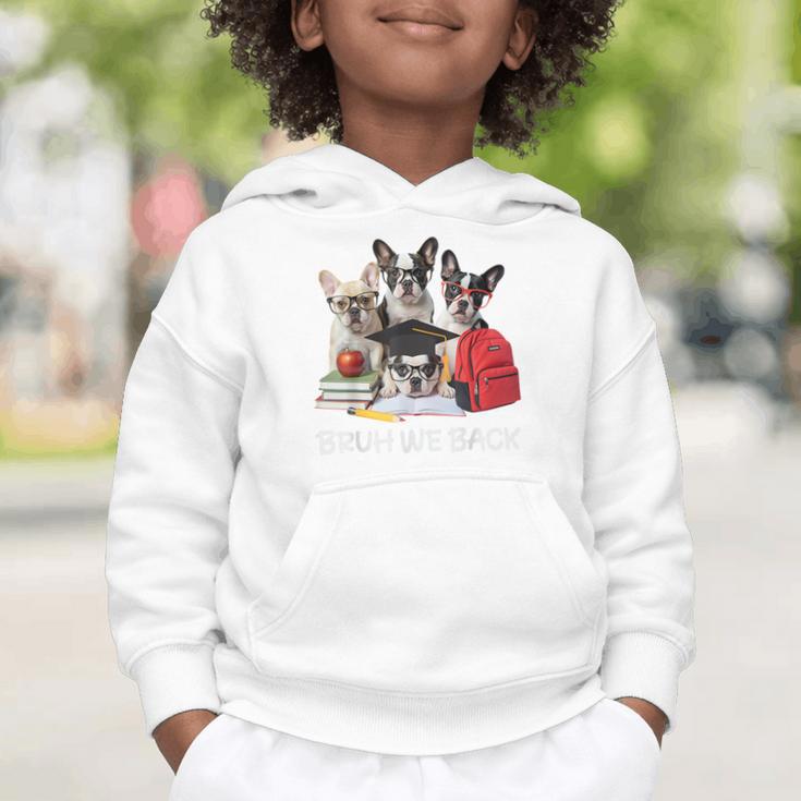 Back To School Cute French Bulldog Puppy Dogs Lovers Graphic Toddler Hoodie Back To School Cute French Bulldog Puppy Dogs Lovers Graphic Toddler Hoodie