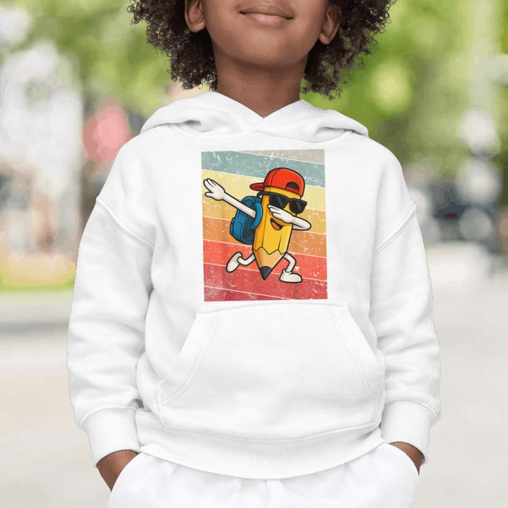 Back To School Dabbing Pencil First Day Boys Kids Graphic Toddler Hoodie