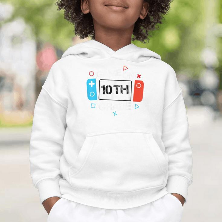 Back To School Game On 10th Grade Gamer Kids Boys Girl Graphic Toddler Hoodie