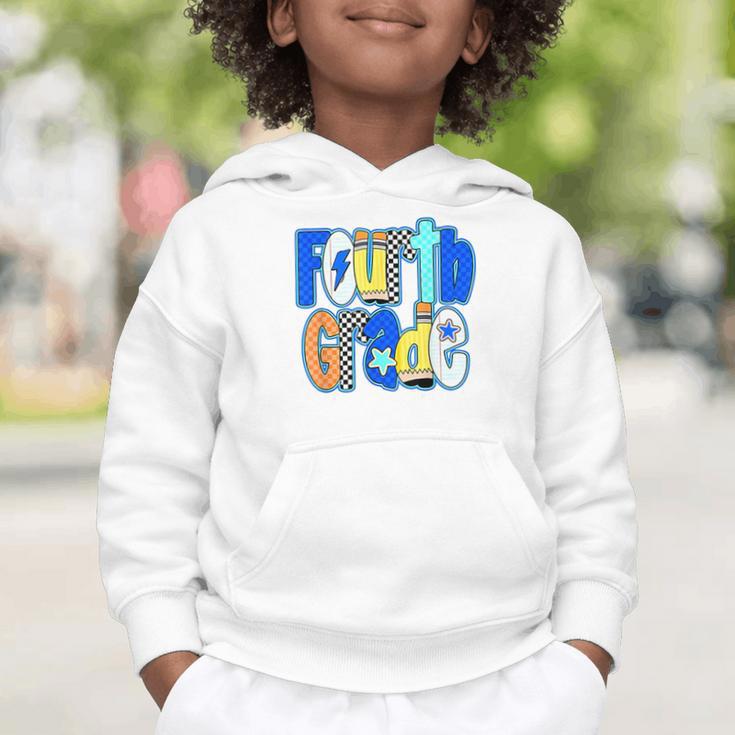 Back To School Hello Fourth Grade Team 4th Grade Boy Girl Graphic Toddler Hoodie