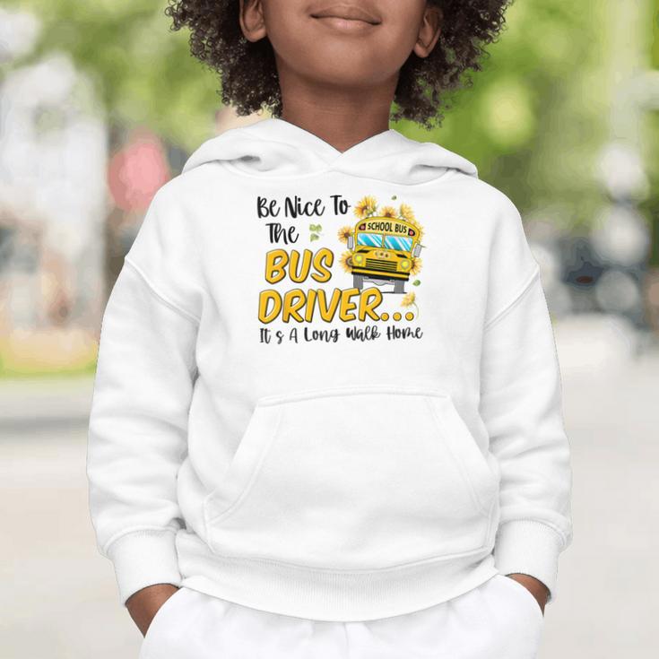 Back To School Be Nice To The Bus Driver Magic School Bus Graphic Toddler Hoodie Back To School Be Nice To The Bus Driver Magic School Bus Graphic Toddler Hoodie