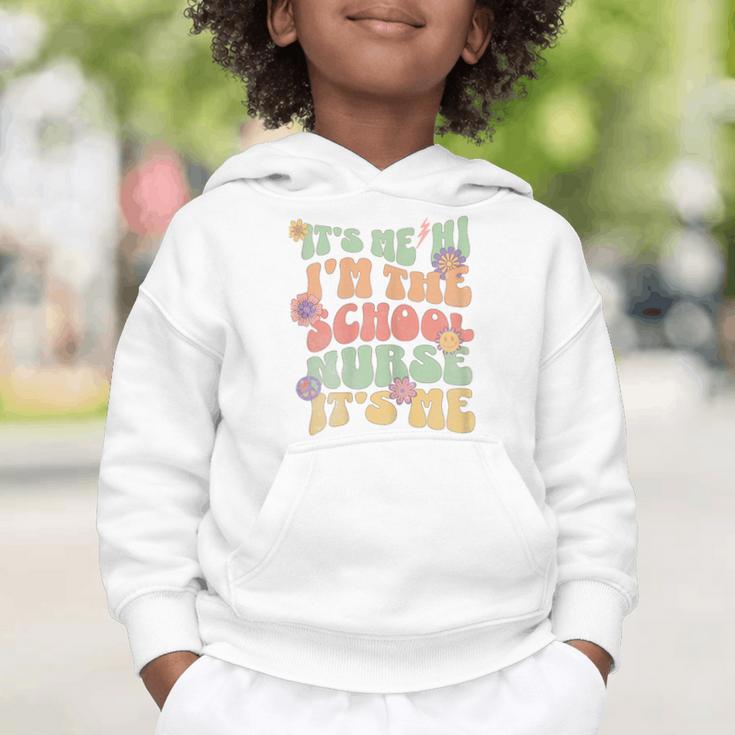 Back To School Nurse It's Me Hi I'm The School Nurse Graphic Toddler Hoodie Back To School Nurse It's Me Hi I'm The School Nurse Graphic Toddler Hoodie