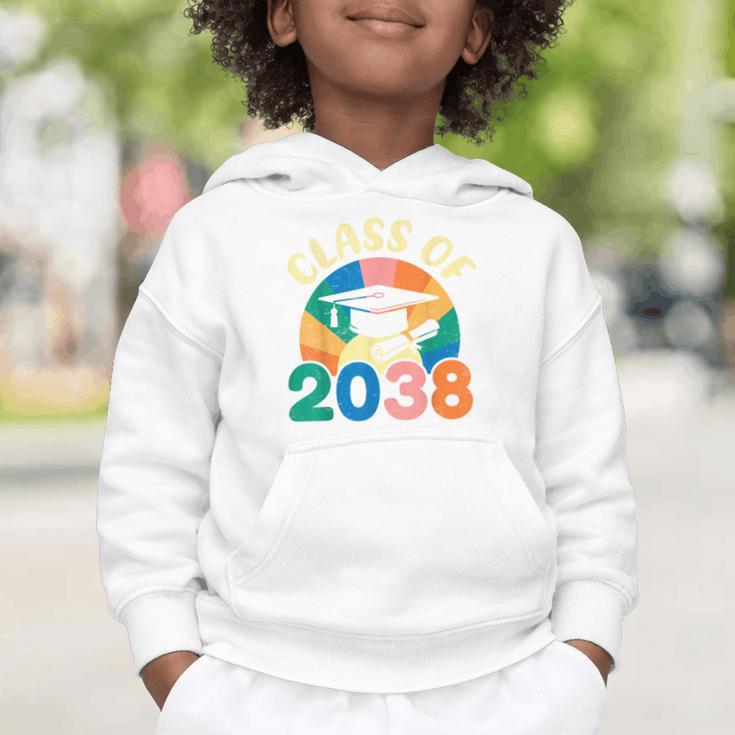 Back To School Pre-K Kindergarten Graduation Class Of 2038 Graphic Toddler Hoodie Back To School Pre-K Kindergarten Graduation Class Of 2038 Graphic Toddler Hoodie