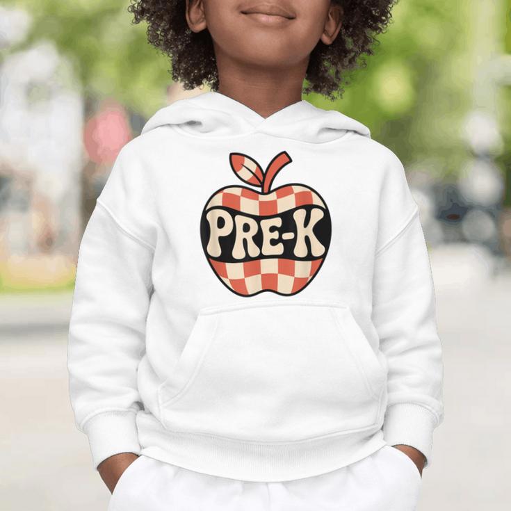 Back To School Retro Apple PRE-K Classroom Graphic Toddler Hoodie