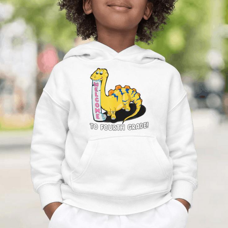 Back To School Welcome To Fourth Grade Graphic Toddler Hoodie Back To School Welcome To Fourth Grade Graphic Toddler Hoodie