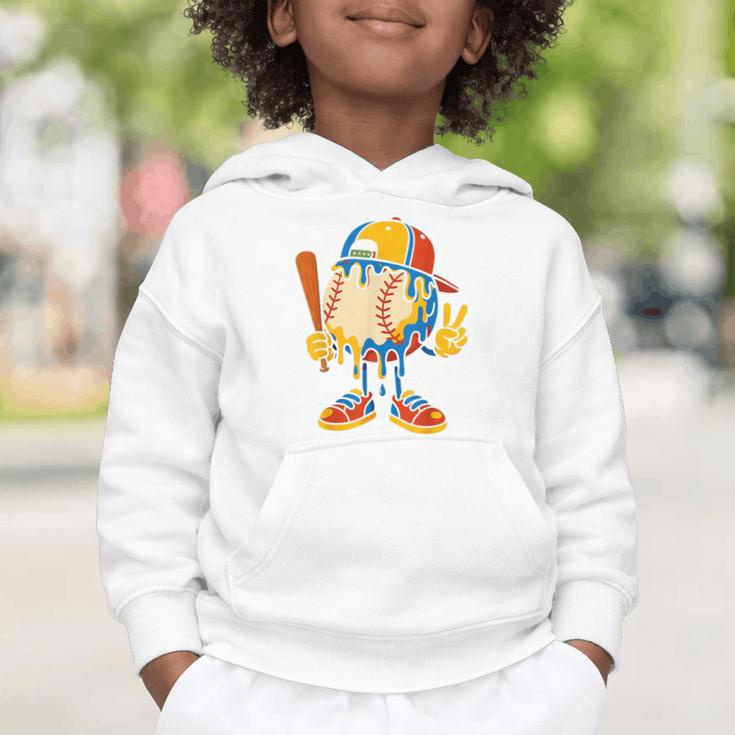 Baseball Ice Cream Drip Youth Back To School Baseball Stuff Graphic Toddler Hoodie Baseball Ice Cream Drip Youth Back To School Baseball Stuff Graphic Toddler Hoodie