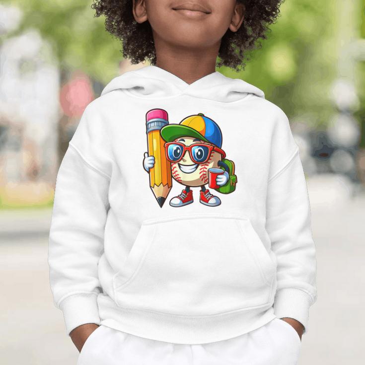 Baseball Lovers Pencil Back To School Kids Boys Girls Graphic Toddler Hoodie Baseball Lovers Pencil Back To School Kids Boys Girls Graphic Toddler Hoodie