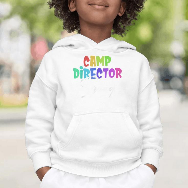 Camp Director Squad Counselor Camper Camping Back To School Graphic Toddler Hoodie Camp Director Squad Counselor Camper Camping Back To School Graphic Toddler Hoodie