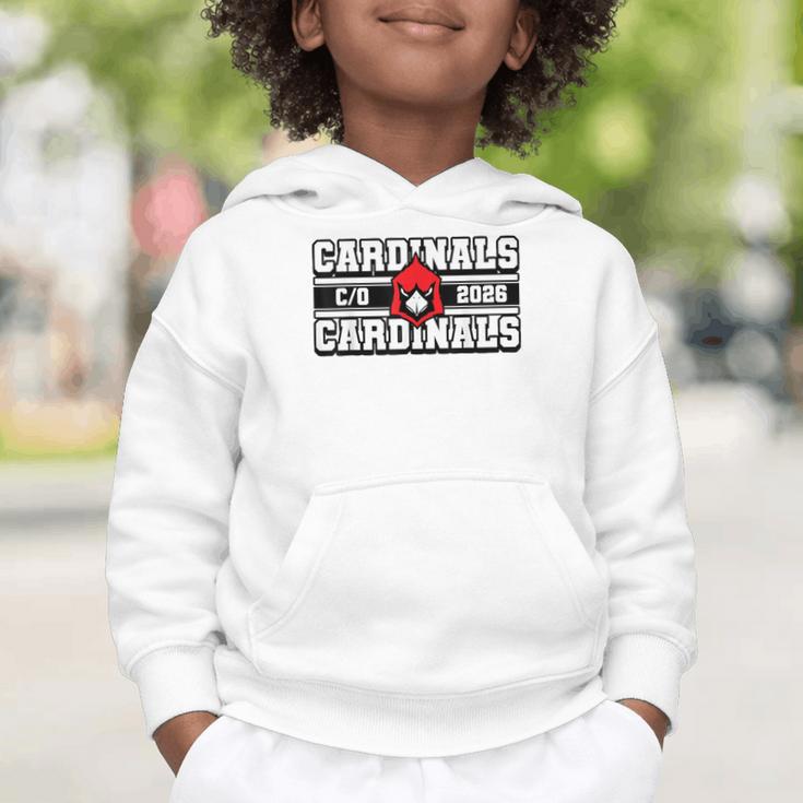 Cardinals Class Of 2026 Back To School Spirit RB Graphic Toddler Hoodie Cardinals Class Of 2026 Back To School Spirit RB Graphic Toddler Hoodie