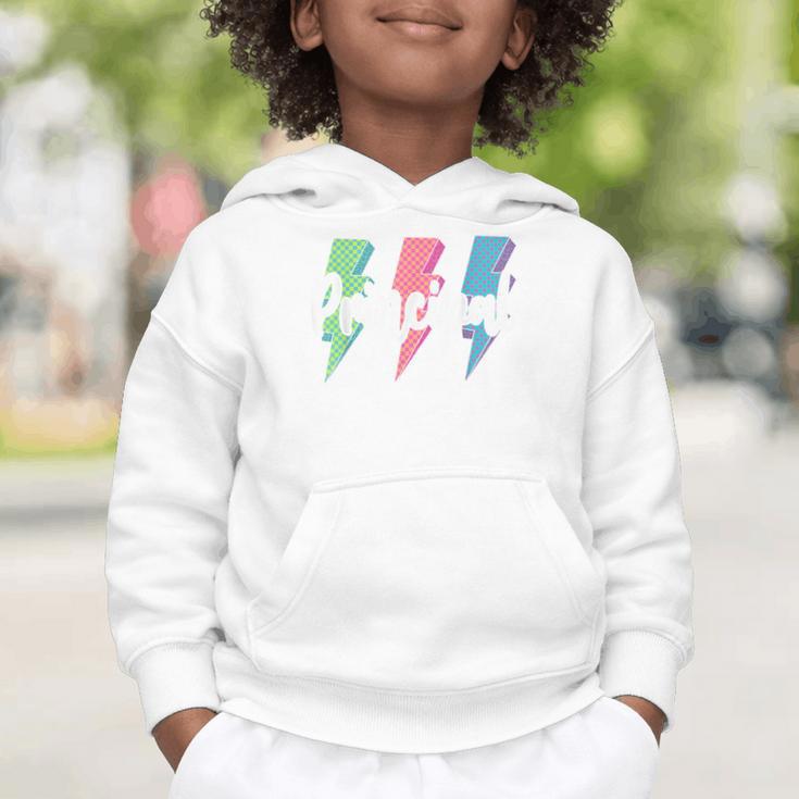 Checkered Principal Lightning Bolt Back To School Graphic Toddler Hoodie Checkered Principal Lightning Bolt Back To School Graphic Toddler Hoodie