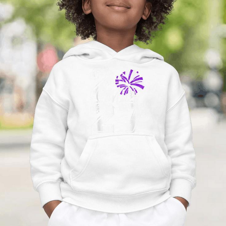 Class Of 2027 Cheer Purple Senior 2027 Back To School Graphic Toddler Hoodie Class Of 2027 Cheer Purple Senior 2027 Back To School Graphic Toddler Hoodie