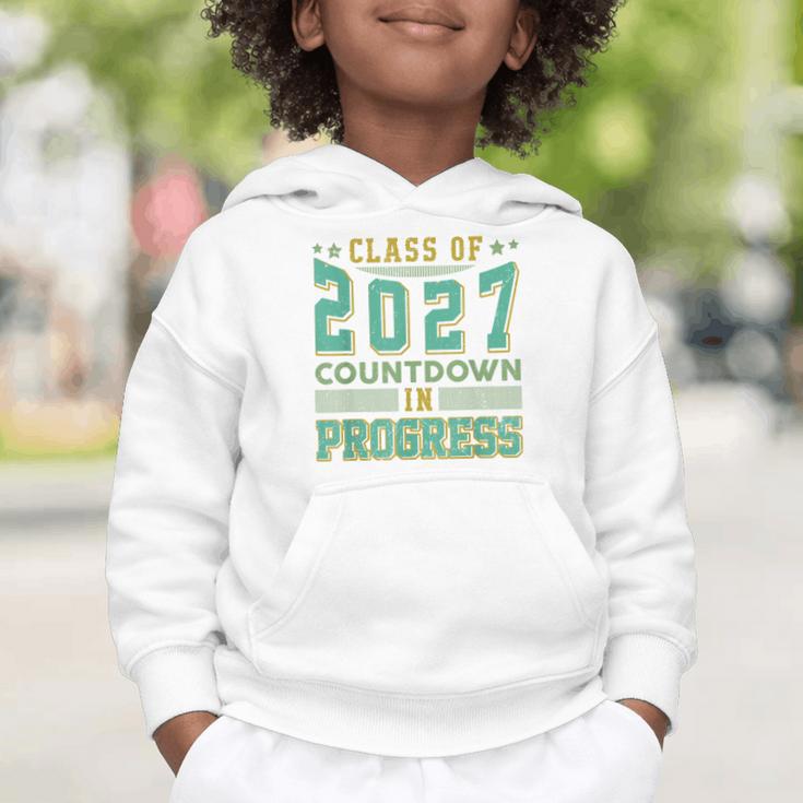 Class Of 2027 Countdown In Progress Fun Back To School Retro Graphic Toddler Hoodie Class Of 2027 Countdown In Progress Fun Back To School Retro Graphic Toddler Hoodie