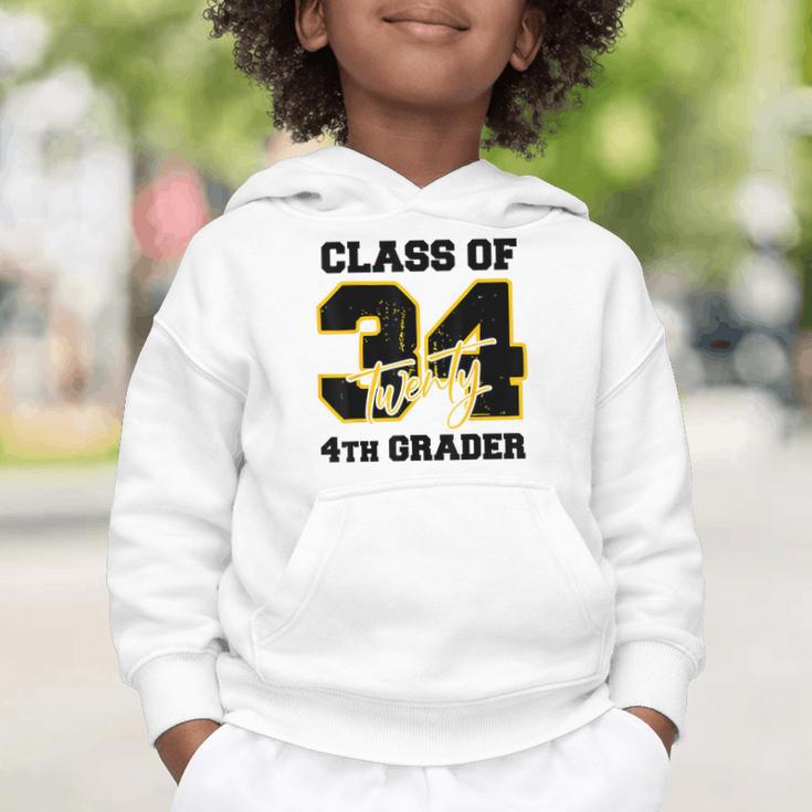 Class Of 2034 4th Grader Elementary School Back To School Graphic Toddler Hoodie Class Of 2034 4th Grader Elementary School Back To School Graphic Toddler Hoodie