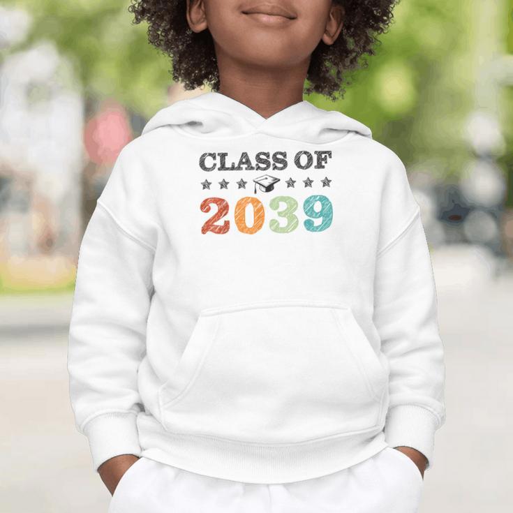 Class Of 2039 Grow With Me Back To School Graduation Graphic Toddler Hoodie Class Of 2039 Grow With Me Back To School Graduation Graphic Toddler Hoodie