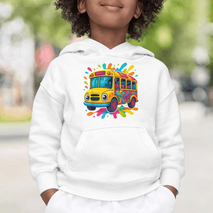 Colorful School Bus Driver Back To School Men Women Kids Graphic Toddler Hoodie Colorful School Bus Driver Back To School Men Women Kids Graphic Toddler Hoodie