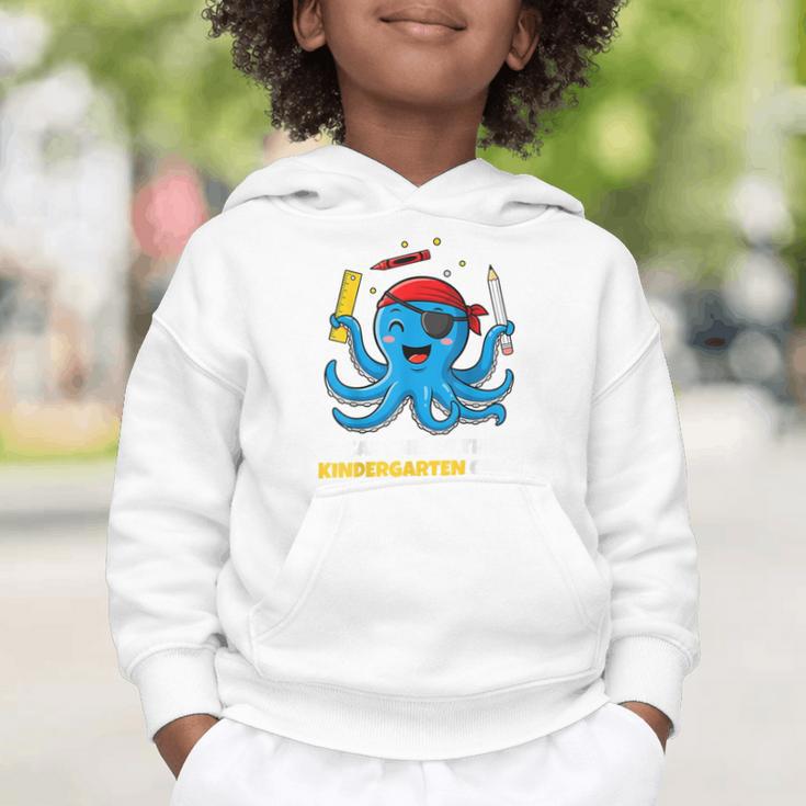 Cute Octopus Pirate Kindergarten Boys Kids Back To School Graphic Toddler Hoodie