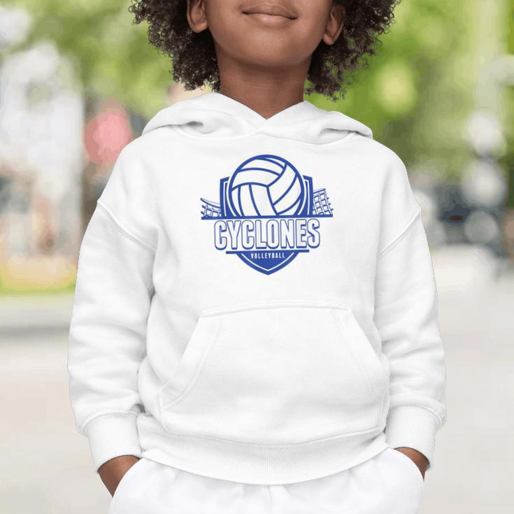 Cyclones Volleyball Back To School Spirit B Graphic Toddler Hoodie