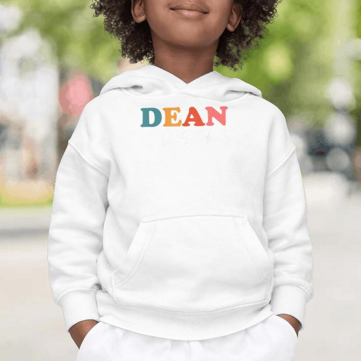 Dean Of Students Boho Cute Back To School Dean Graphic Toddler Hoodie