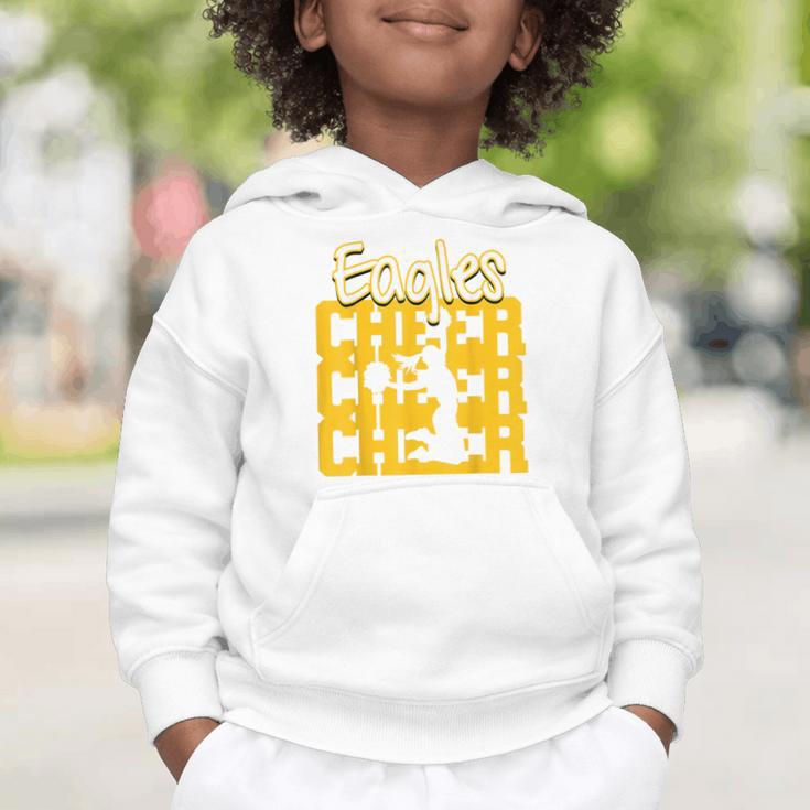 Eagles Cheer Back To School Cheerleading Spirit GY Graphic Toddler Hoodie Eagles Cheer Back To School Cheerleading Spirit GY Graphic Toddler Hoodie