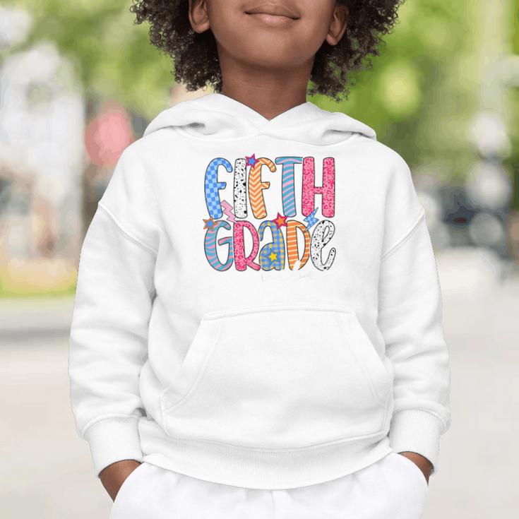 Fifth Grade Vibes 5th Grade Team Retro Back To School Graphic Toddler Hoodie Fifth Grade Vibes 5th Grade Team Retro Back To School Graphic Toddler Hoodie