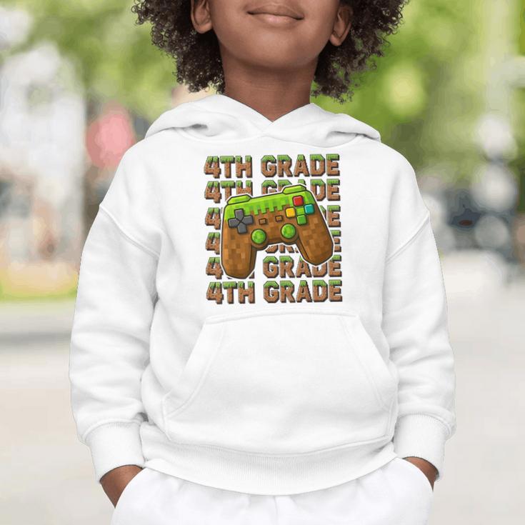 First Day Of 4th Grade Level Begins Back To School Girl Boy Graphic Toddler Hoodie First Day Of 4th Grade Level Begins Back To School Girl Boy Graphic Toddler Hoodie