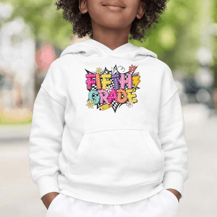 First Day Of School Fifth Grade Back To School Kids Graphic Toddler Hoodie First Day Of School Fifth Grade Back To School Kids Graphic Toddler Hoodie