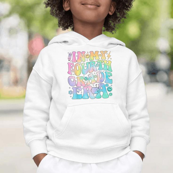 In My Fourth Grade Era Girl Tie Dye 4th Grade Back To School Graphic Toddler Hoodie