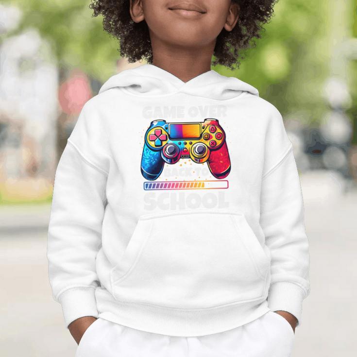 Game Over Back To School Gaming Controller Kids Gamer Premium Tri-Blend Graphic Toddler Hoodie Game Over Back To School Gaming Controller Kids Gamer Premium Tri-Blend Graphic Toddler Hoodie