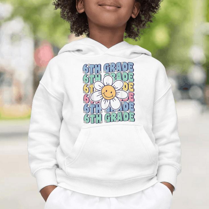 Groovy 6th Grade Back To School First Day Of Sixth Grade Graphic Toddler Hoodie Groovy 6th Grade Back To School First Day Of Sixth Grade Graphic Toddler Hoodie