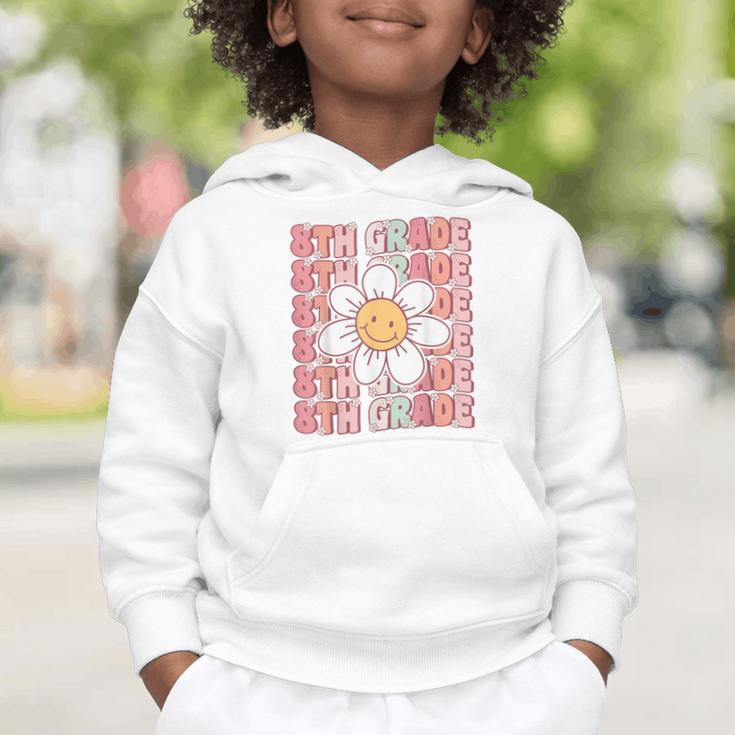 Groovy 8th Grade Back To School First Day Of Eighth Grade Graphic Toddler Hoodie Groovy 8th Grade Back To School First Day Of Eighth Grade Graphic Toddler Hoodie