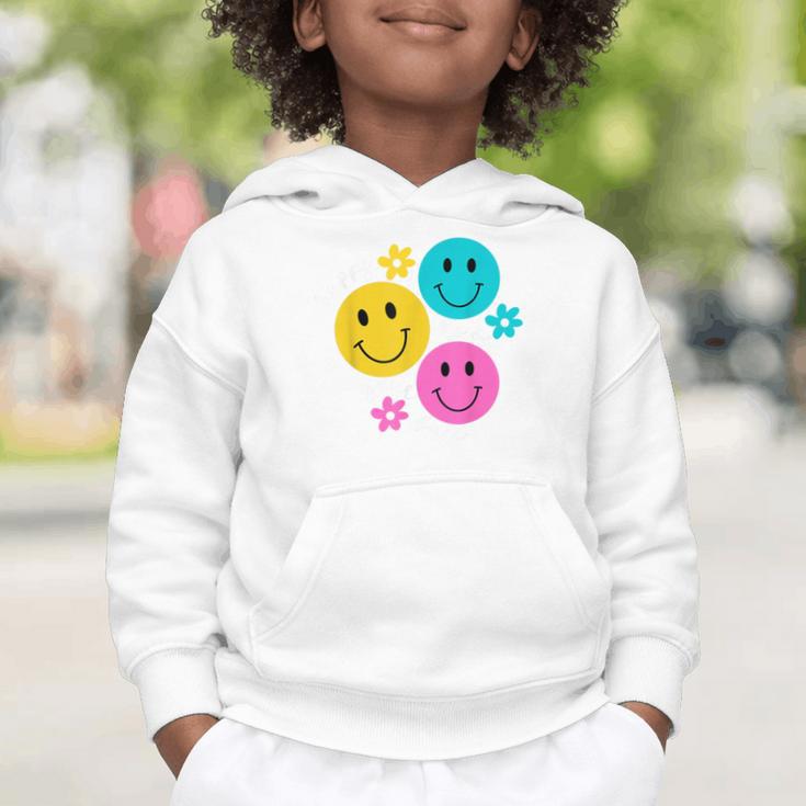 Happy To See Your Face Back To School First Day Of School Graphic Toddler Hoodie
