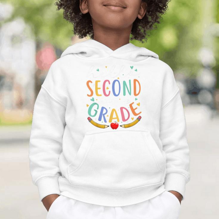 Hello 2nd Grade Tshirt Second Grade Back To School Graphic Toddler Hoodie