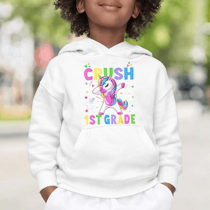 I'm Ready For First Grade Back To School 1st Grade Girls Graphic Toddler Hoodie I'm Ready For First Grade Back To School 1st Grade Girls Graphic Toddler Hoodie