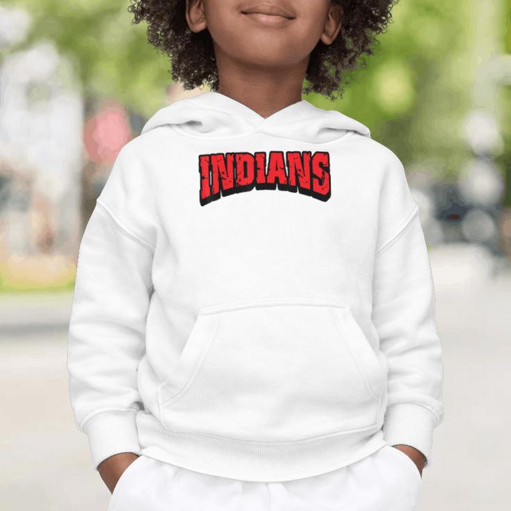 Indians Back To School Spirit R Graphic Toddler Hoodie Indians Back To School Spirit R Graphic Toddler Hoodie