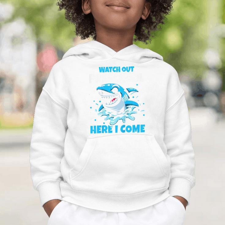 Kids Back To School Watch Out Preschool Here I Come Shark Boys Graphic Toddler Hoodie Kids Back To School Watch Out Preschool Here I Come Shark Boys Graphic Toddler Hoodie