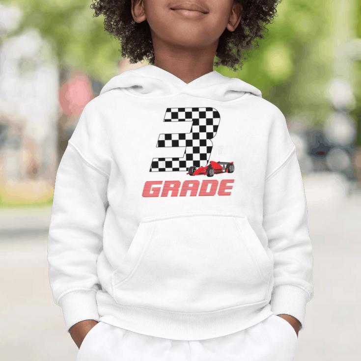 Kids Race Car 3rd Third Grade Boys Cars Lovers Back To School Graphic Toddler Hoodie Kids Race Car 3rd Third Grade Boys Cars Lovers Back To School Graphic Toddler Hoodie