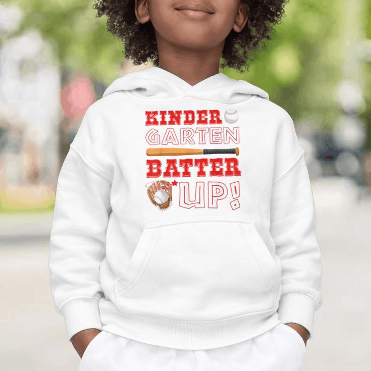 Kindergarten Batter Up Back To School Baseball Player Boys Graphic Toddler Hoodie Kindergarten Batter Up Back To School Baseball Player Boys Graphic Toddler Hoodie