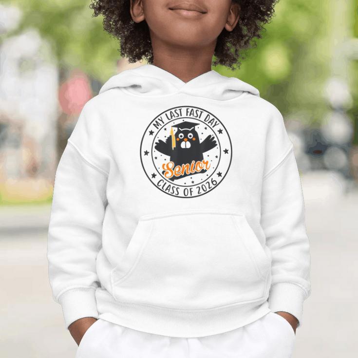 My Last First Day Senior 2026 Cat Back To School Cool Class Graphic Toddler Hoodie My Last First Day Senior 2026 Cat Back To School Cool Class Graphic Toddler Hoodie