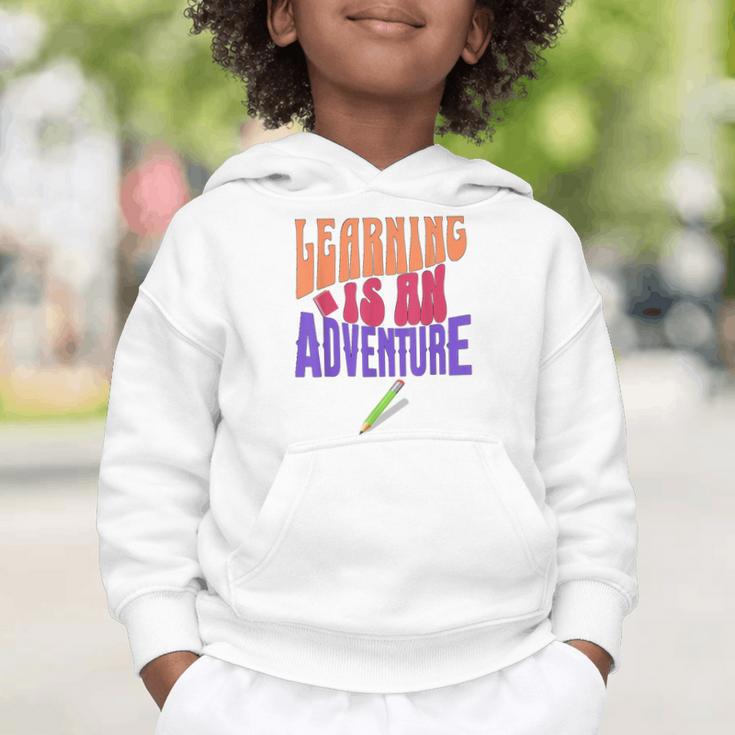 Learning Back To School Is a Motivational Graphic Toddler Hoodie