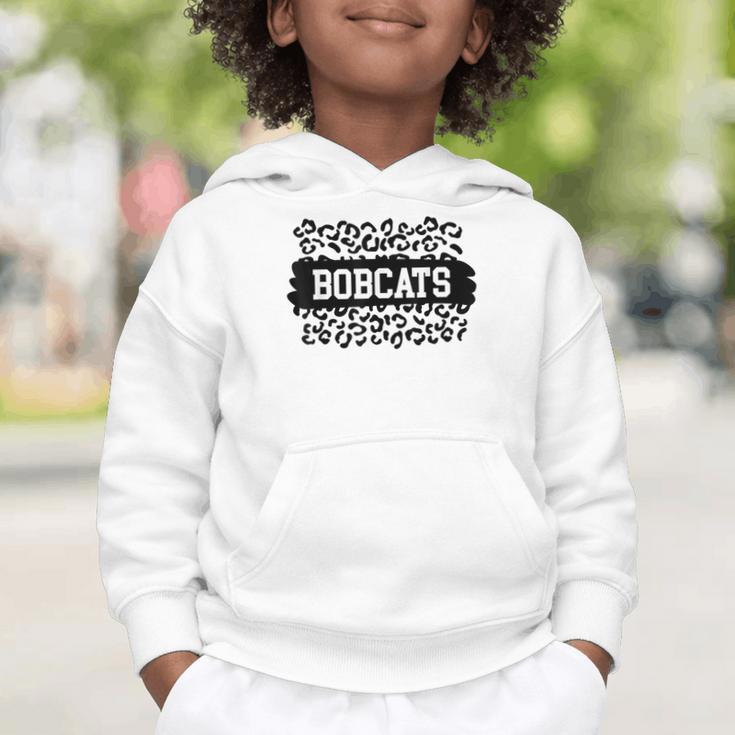 Leopard Bobcats School Spirit Fan Team Back To School Graphic Toddler Hoodie Leopard Bobcats School Spirit Fan Team Back To School Graphic Toddler Hoodie