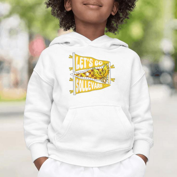 Let's Go Sollevare Uplift Back To School Spirit Graphic Toddler Hoodie