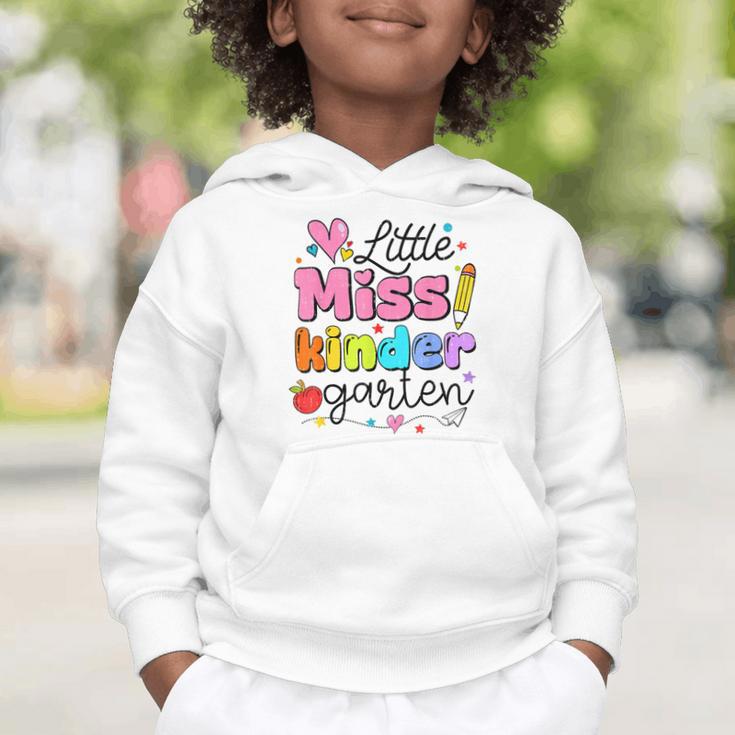 Little Miss Kindergarten Back To School Cute Kinder Girls Graphic Toddler Hoodie Little Miss Kindergarten Back To School Cute Kinder Girls Graphic Toddler Hoodie